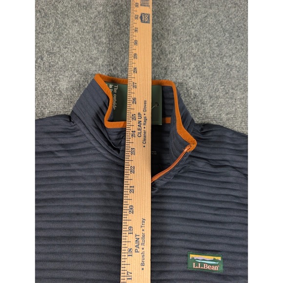 LL Bean Airlight Vest Mens Medium Navy Reg Full Zip Lightweight Outdoors NWT - Picture 5 of 9